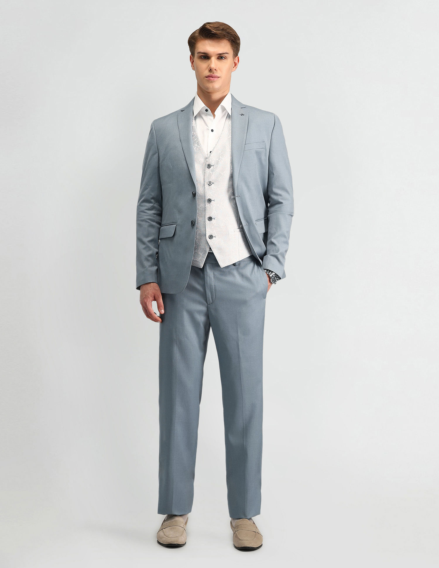 Arrow Tailored Fit Dobby Suit
