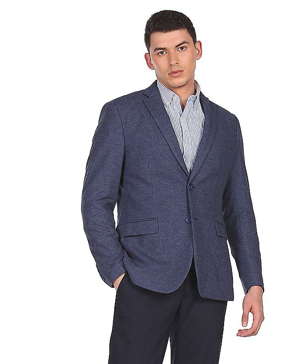 Buy Arrow Tailored Regular Fit Patterned Formal Blazer - NNNOW.com