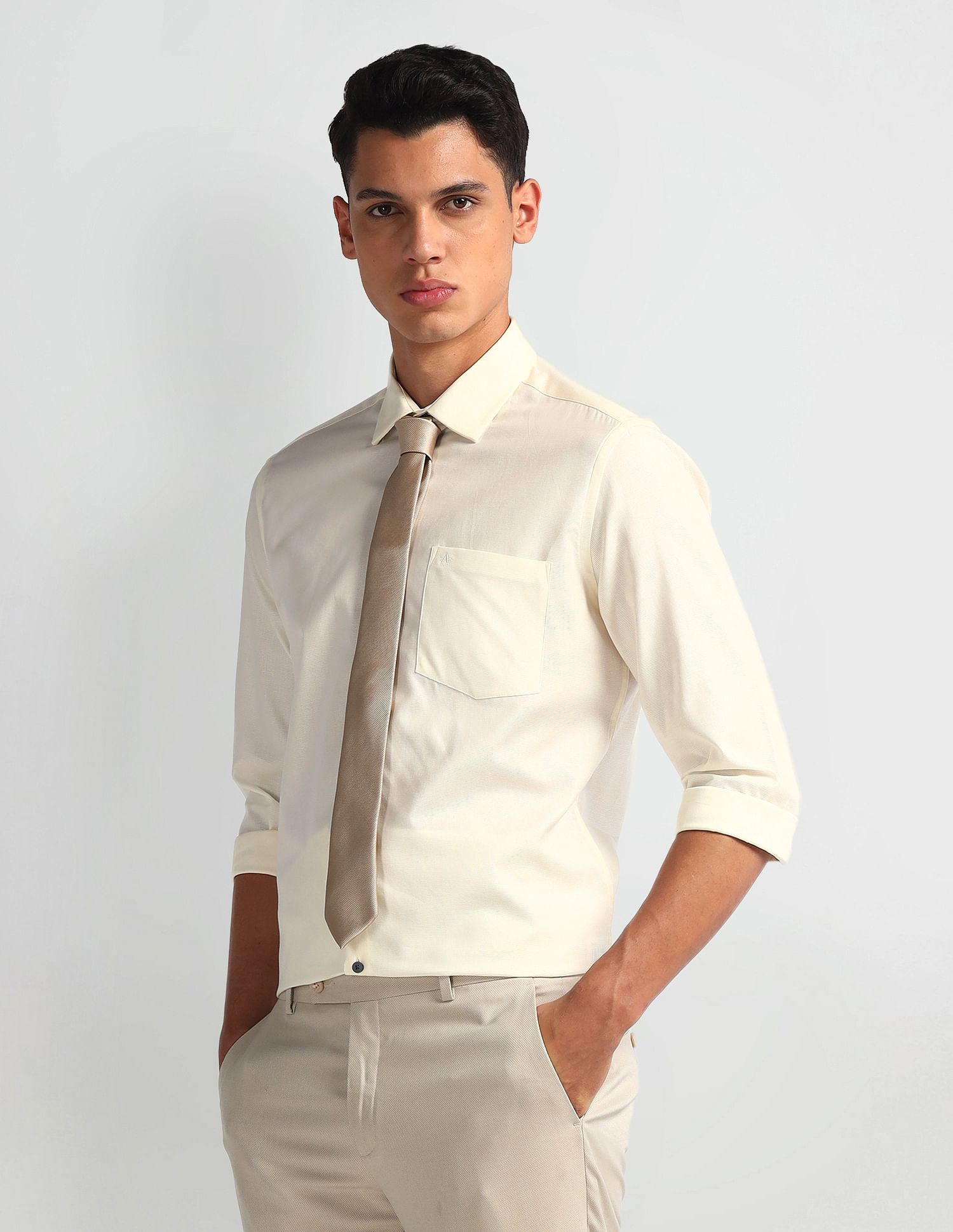 Arrow Manhattan Slim Cotton Shirt