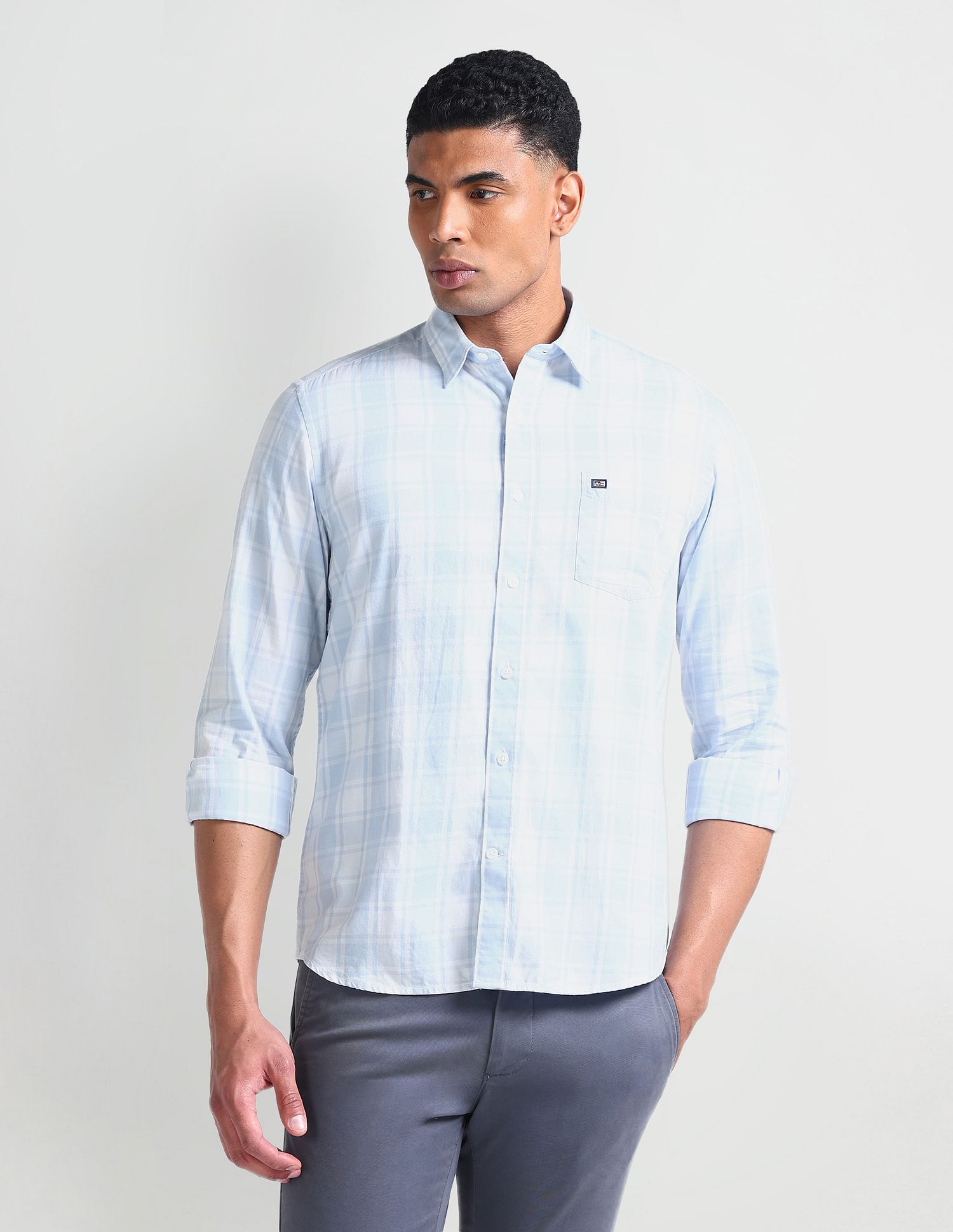Arrow Sport Slim Fit Long Sleeve Shirt