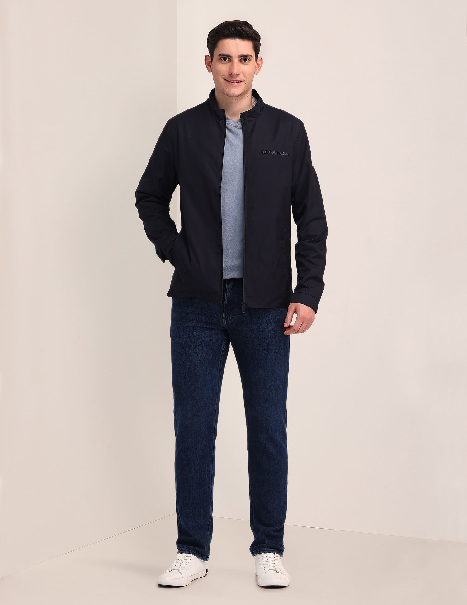 U.S. Polo Assn. USJCKS0654 NAVY Mens Jackets