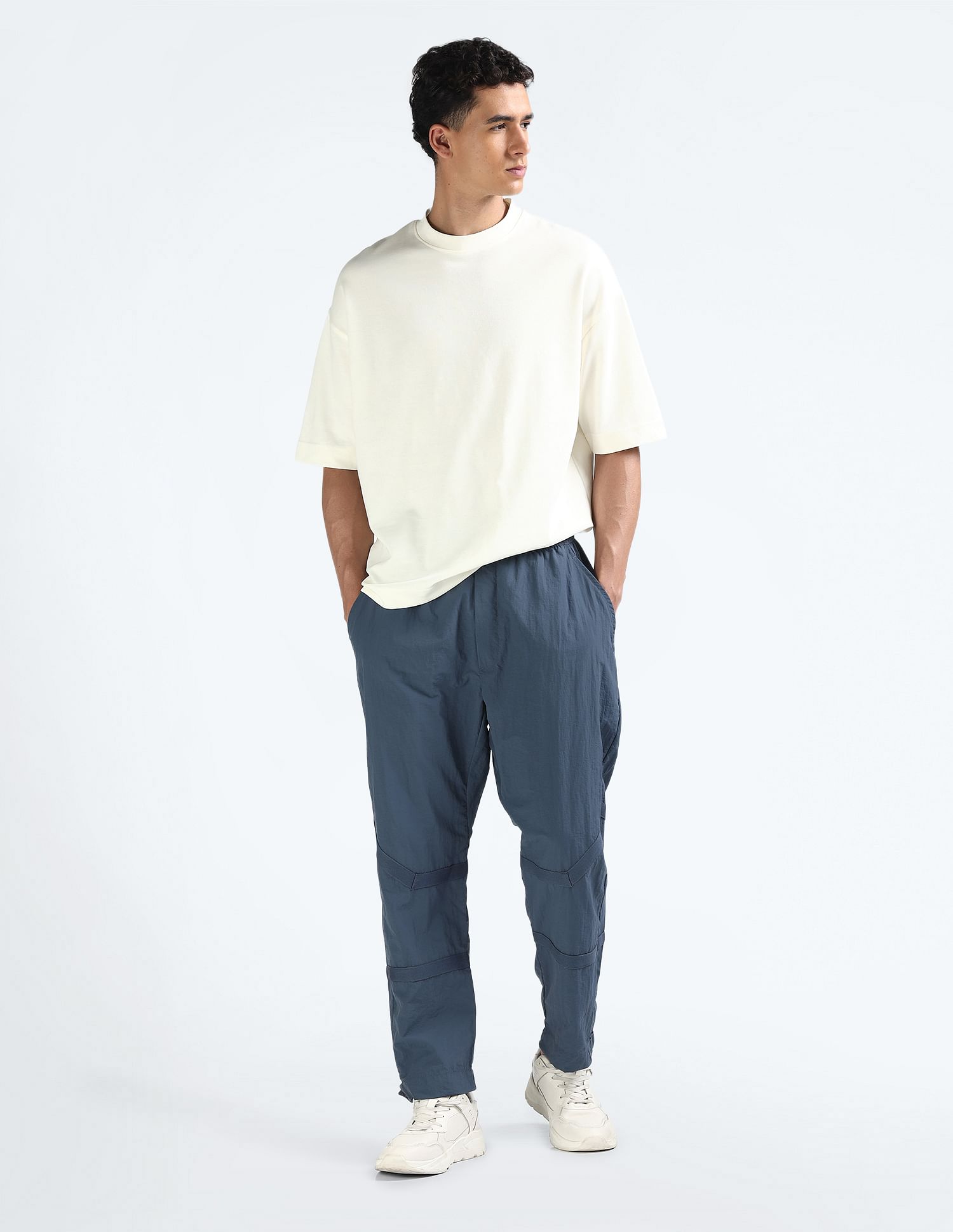 Flying Machine Mohammad Ali Elasticized Waist Trousers
