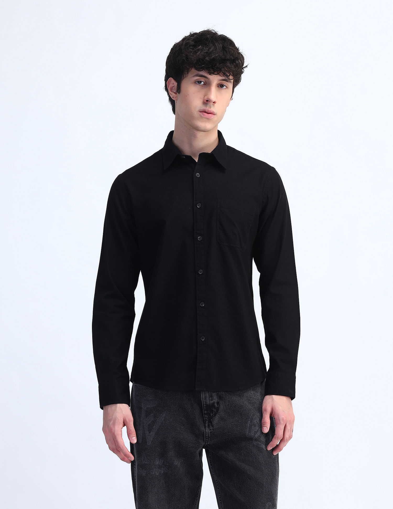 Flying Machine Slim Fit Cotton Shirt