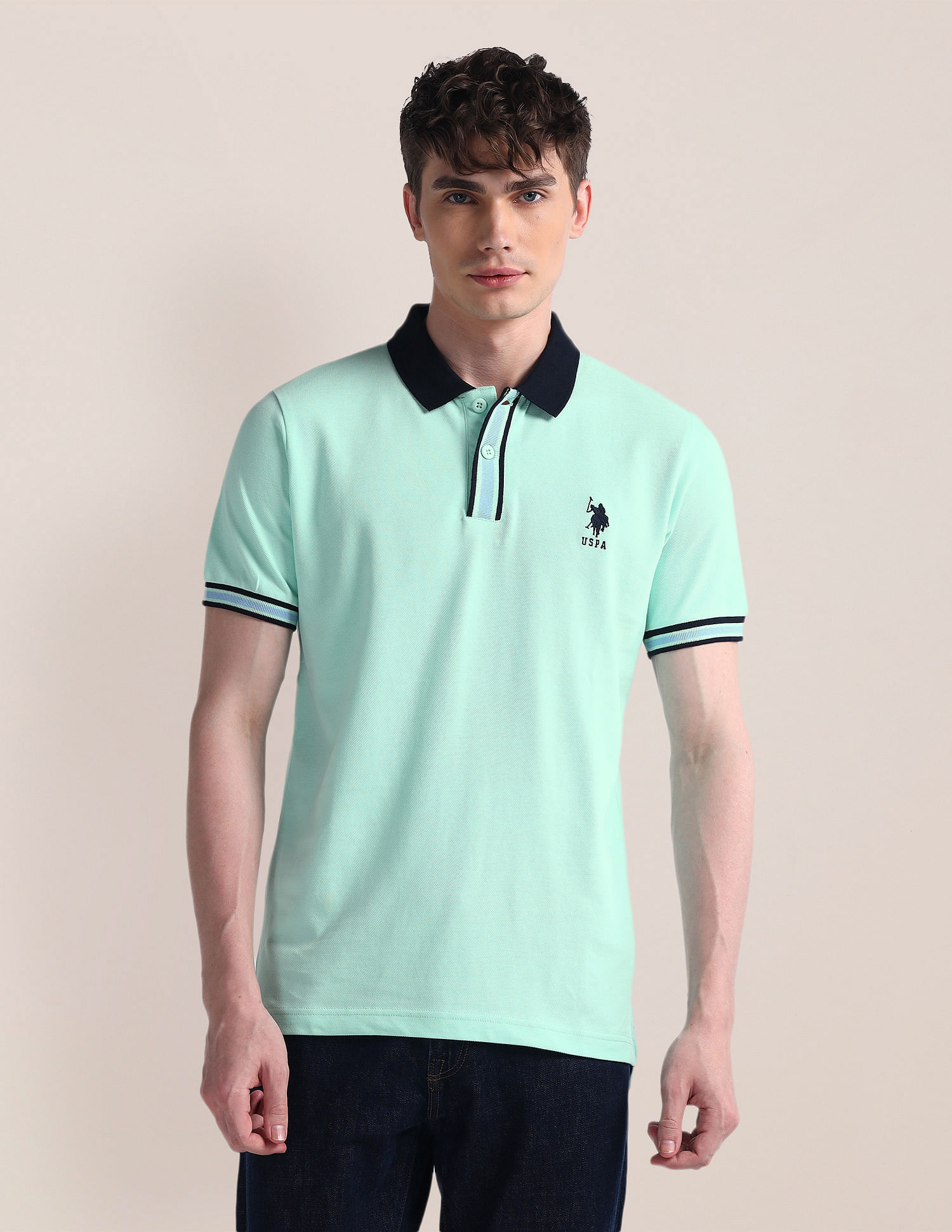 U.S. Polo Assn. Slim Fit Pure Cotton Polo Shirt