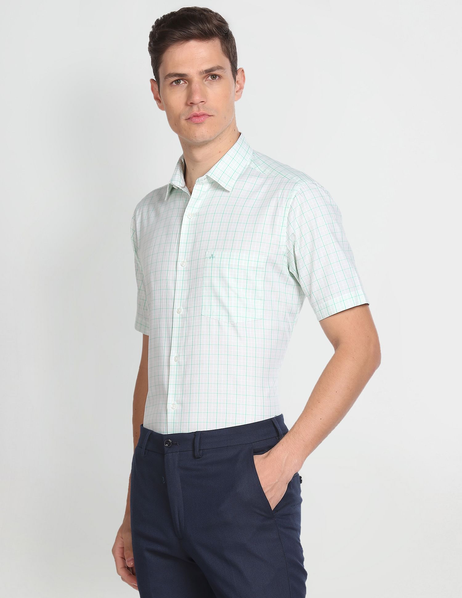 Arrow Tartan Check Twill Shirt
