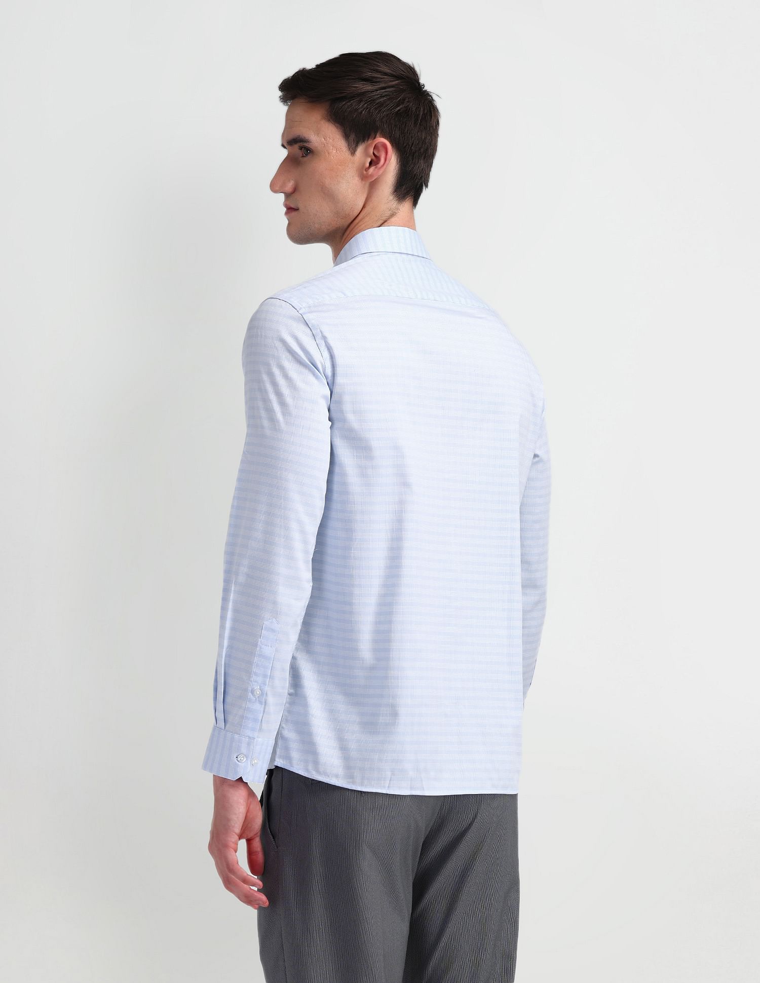 Arrow Plaid Checked Cotton Shirt