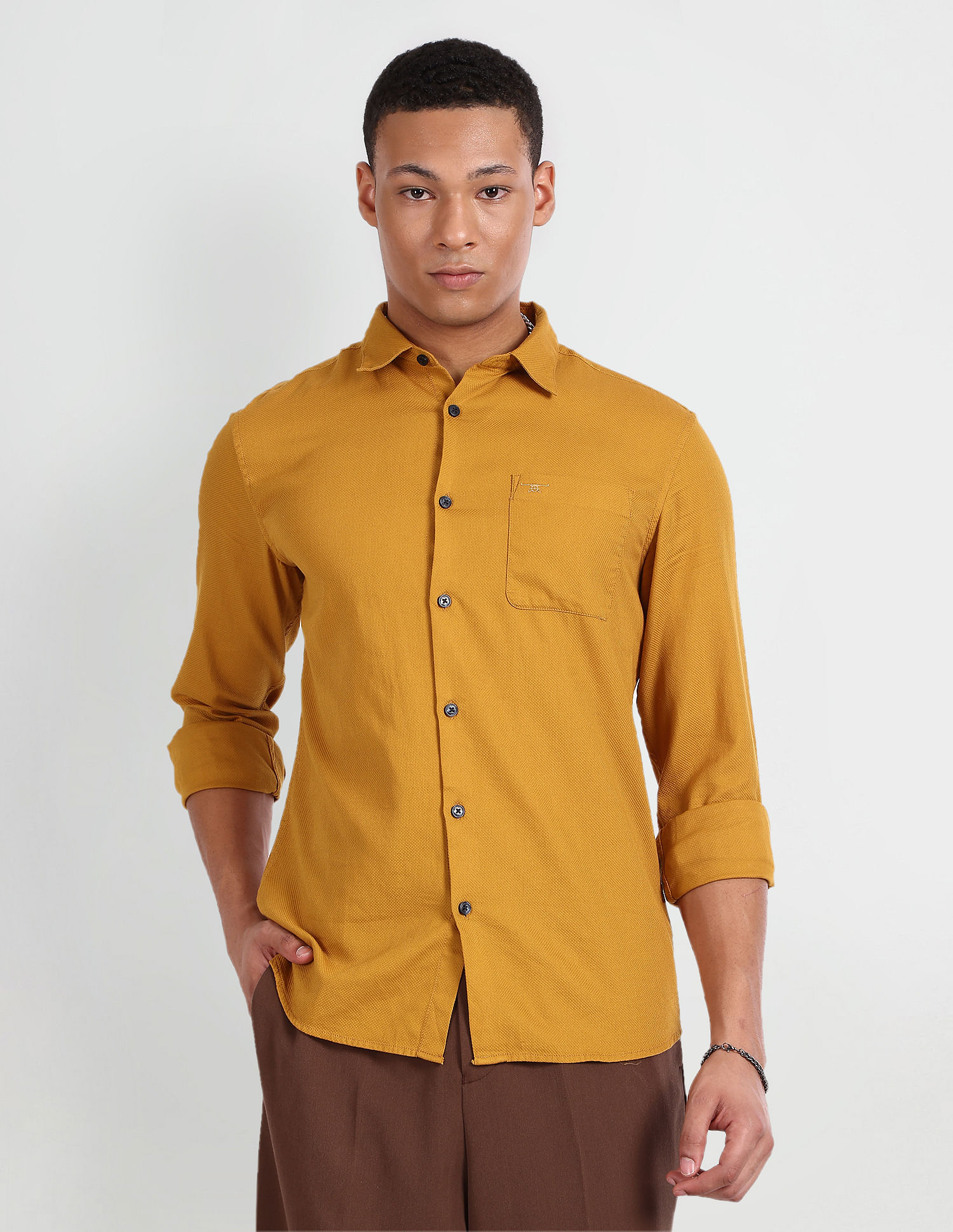 Flying Machine Slim Fit Cotton Shirt