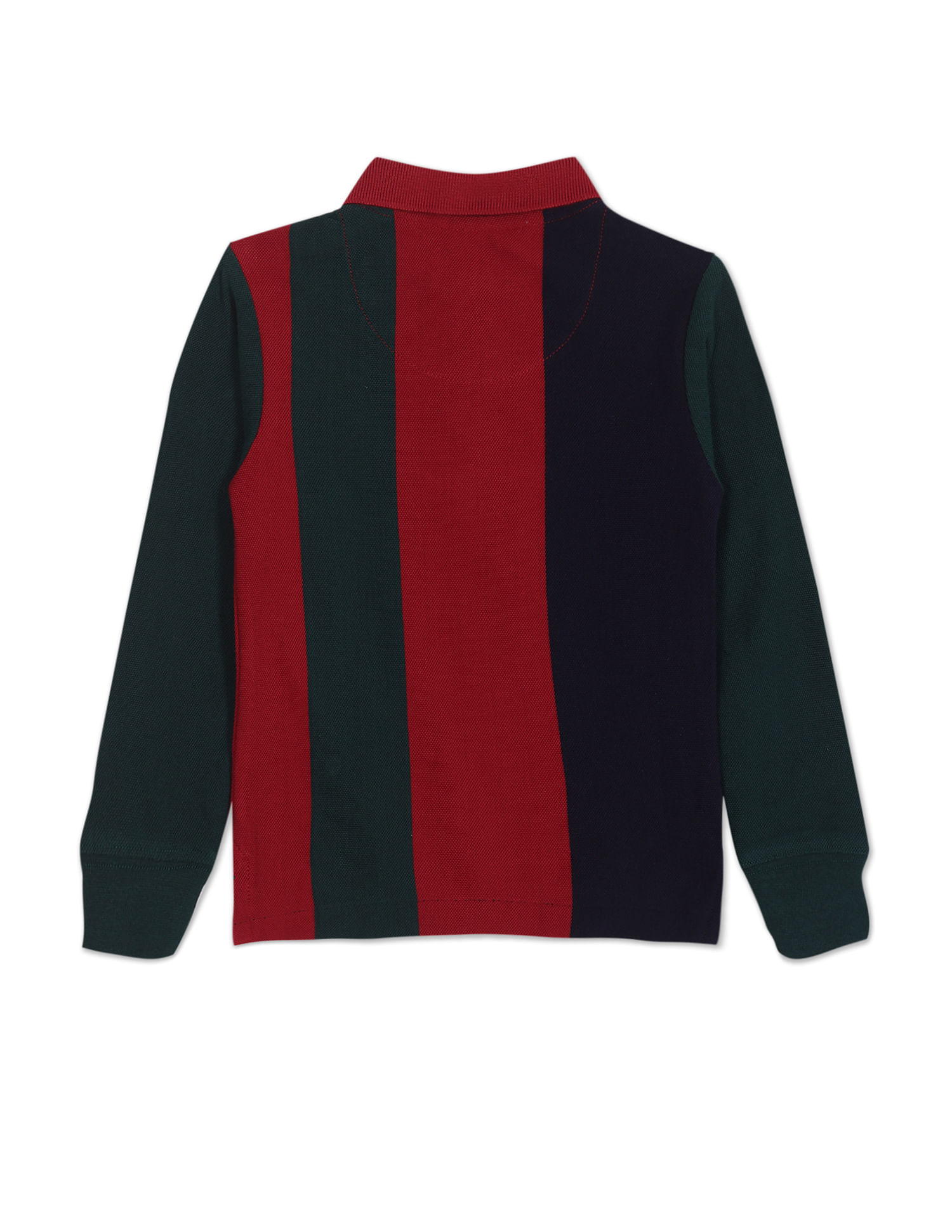U.S. Polo Assn. Kids Boys Colour Block Cotton Pique Polo Shirt