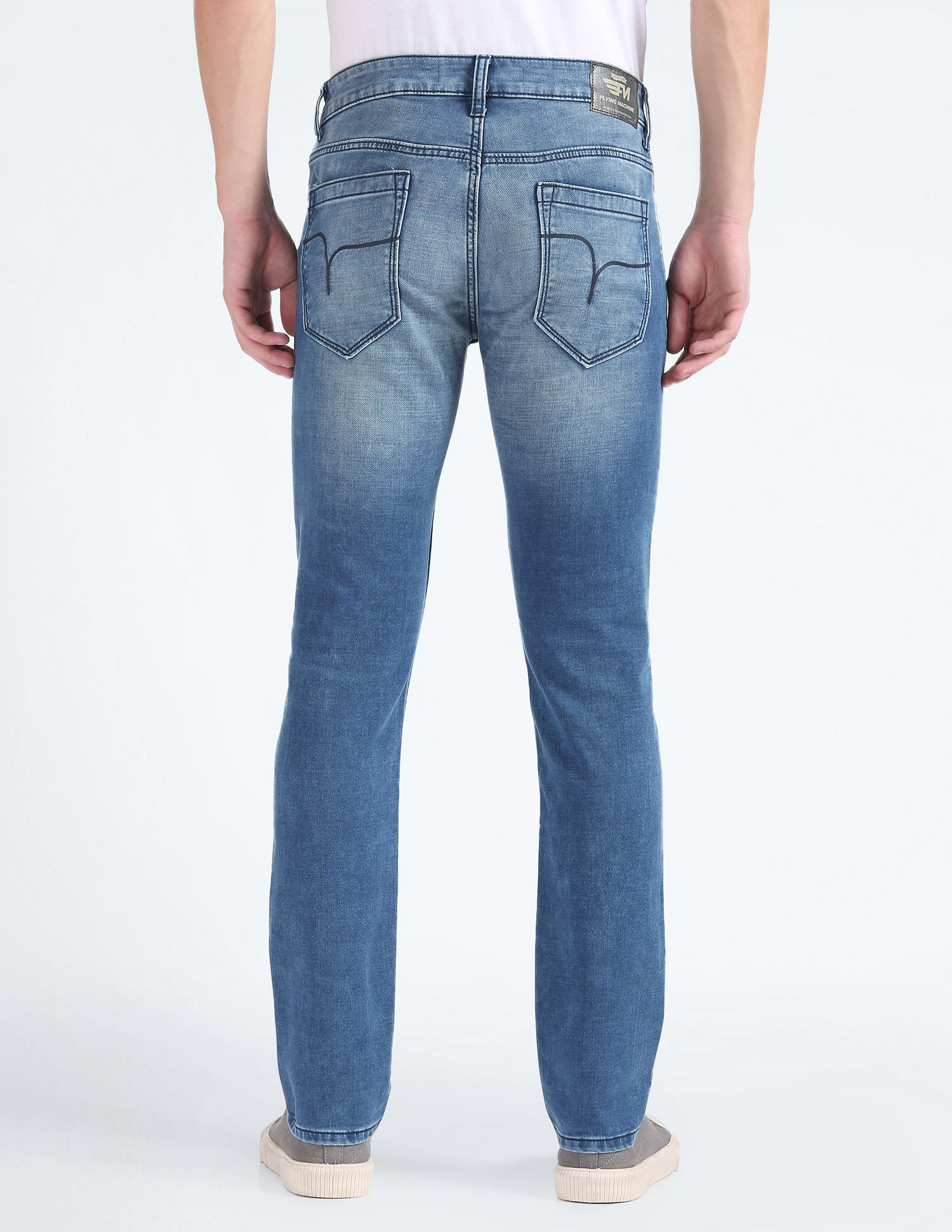 Flying Machine Stone Wash Jackson Skinny Fit Jeans
