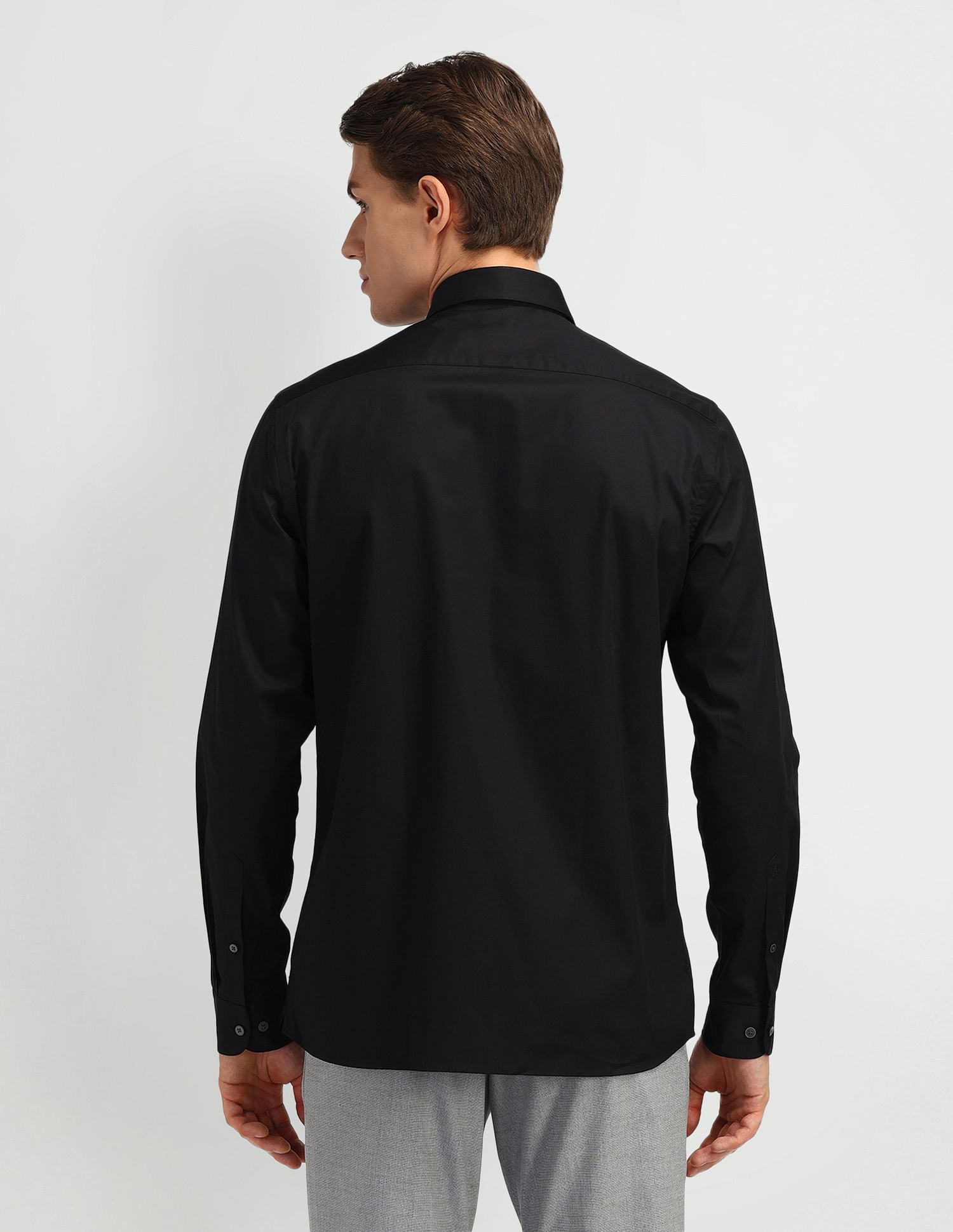 Arrow Newyork Solid Cotton Shirt