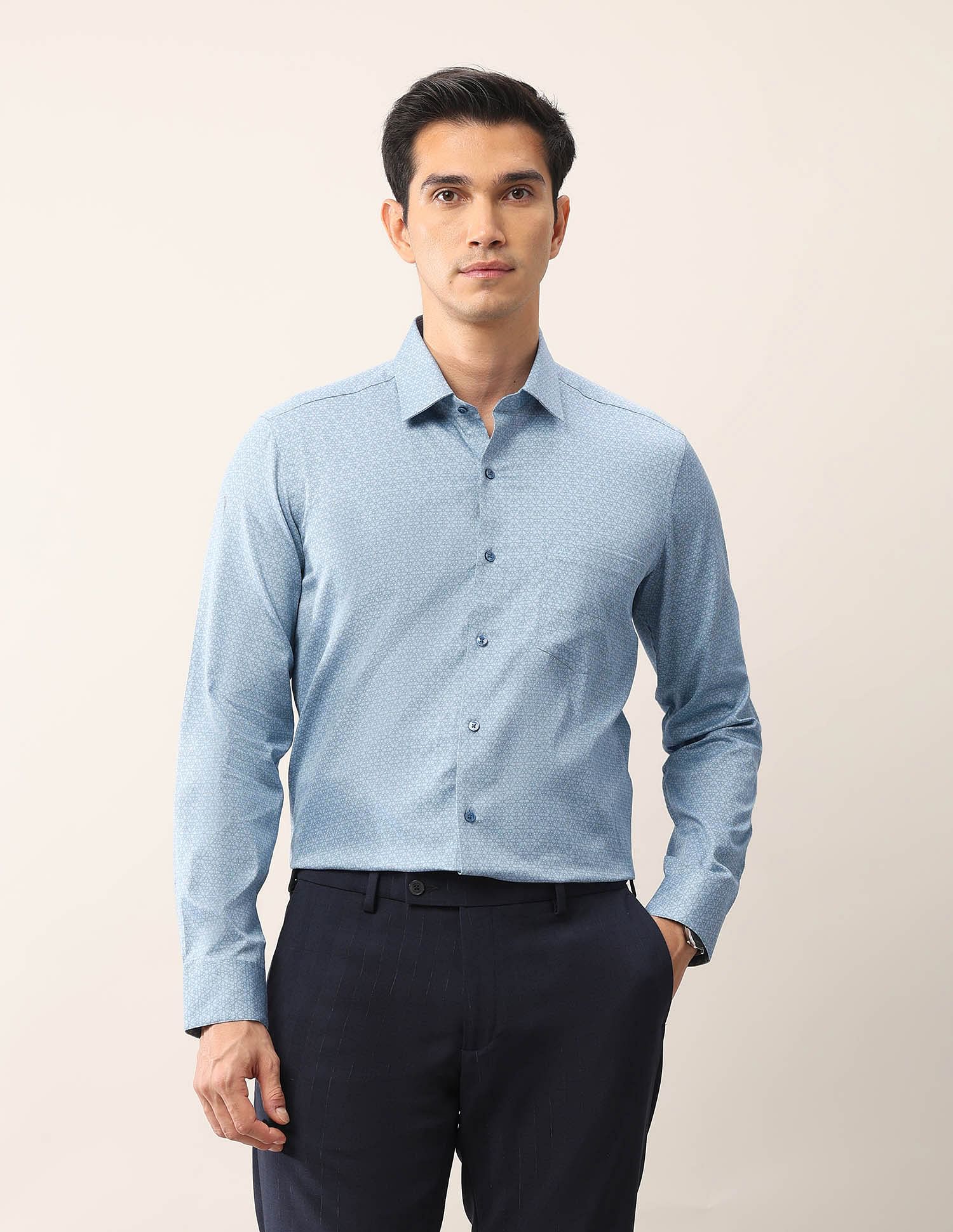 Arrow Satin Pure Cotton Ceremonial Shirt