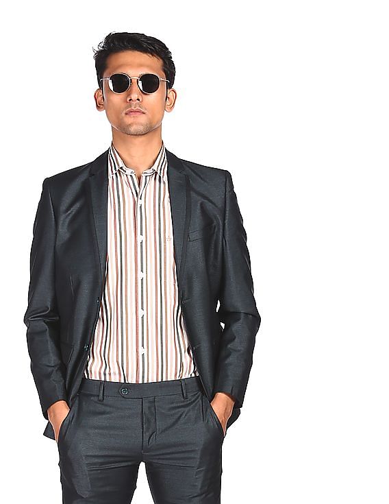 AD by Arvind Tailored Single Breasted Two Piece Suit