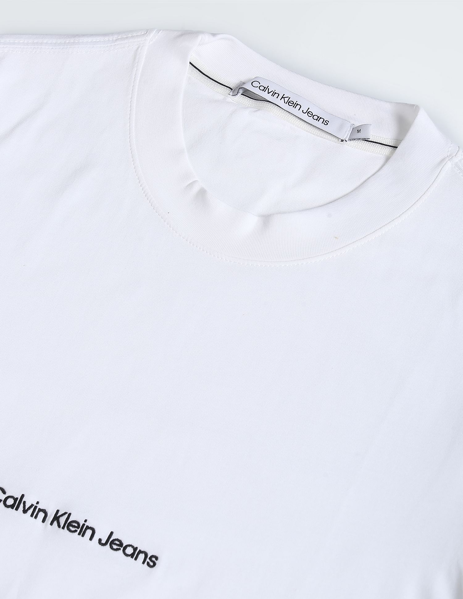 Calvin Klein Transitional Cotton Solid T-Shirt