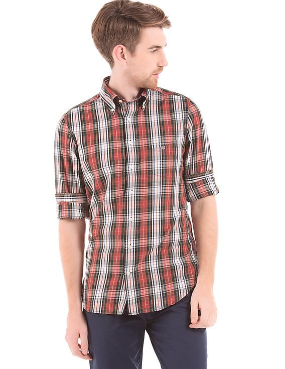 Buy Gant Men Fitted Check Shirt - NNNOW.com