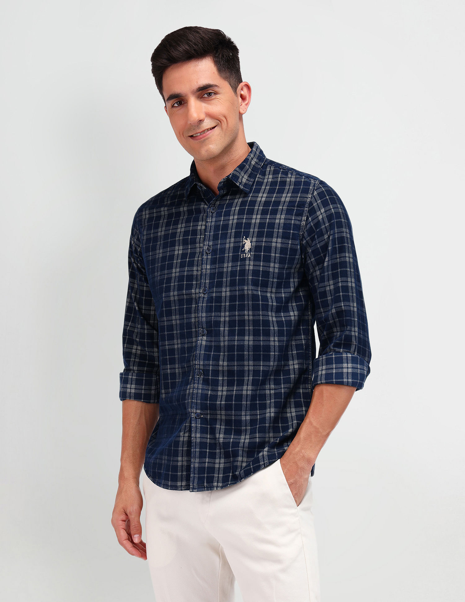 U.S. Polo Assn. Denim Co. Slim Fit Corduroy Shirt
