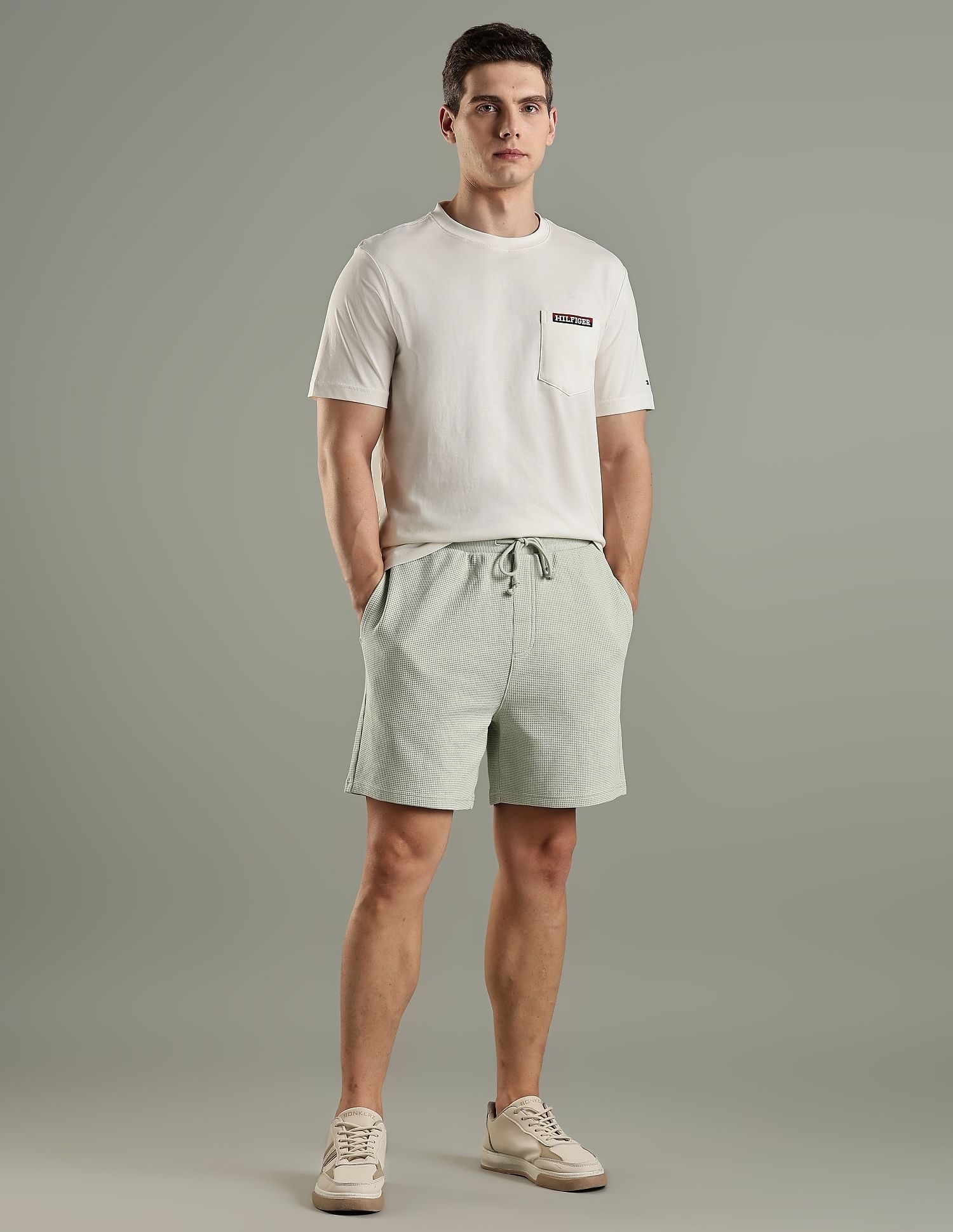Tommy Hilfiger Solid Regular Fit Cotton T-Shirt