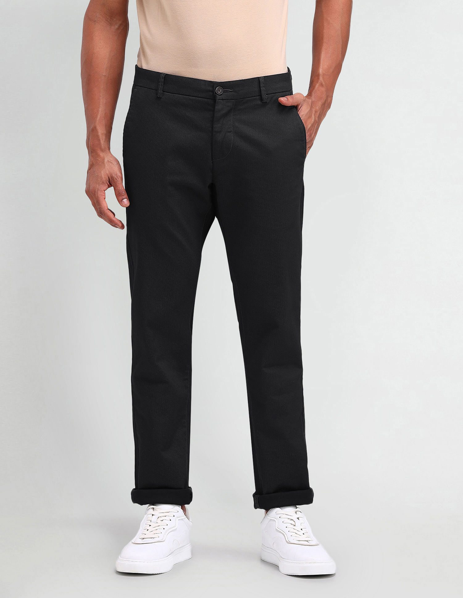 Arrow Sport Slim Satin Weave Trousers