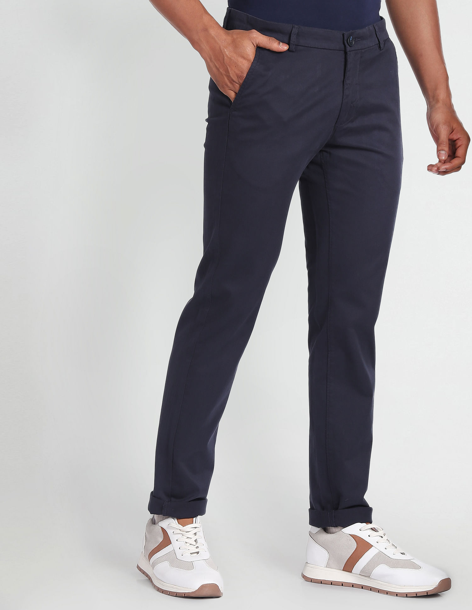ZEGNA Slim-Fit Stretch-Cotton Twill Trousers for Men | MR PORTER