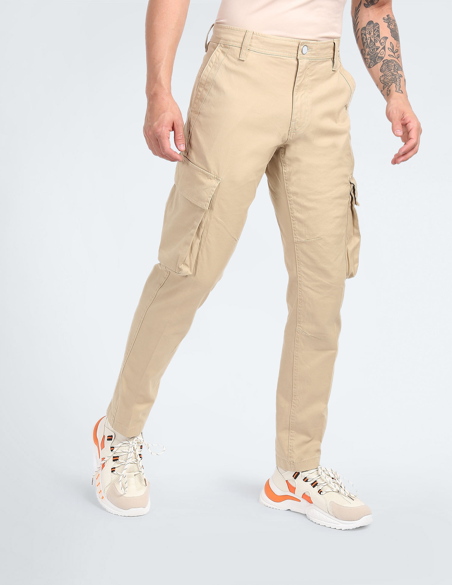 XTra Baggy Twill Homeboy Jeans in olive for Men  TITUS