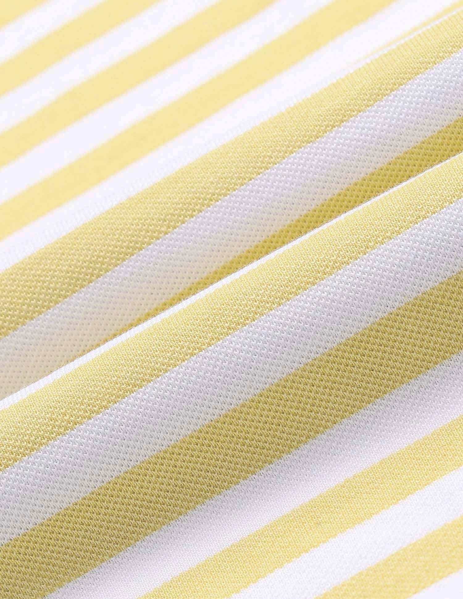 U.S. Polo Assn. Horizontal Striped Pure Cotton Polo Shirt