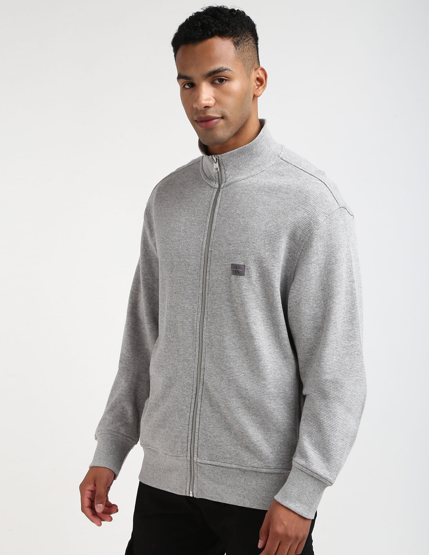 Calvin Klein High Neck Solid Sweatshirt
