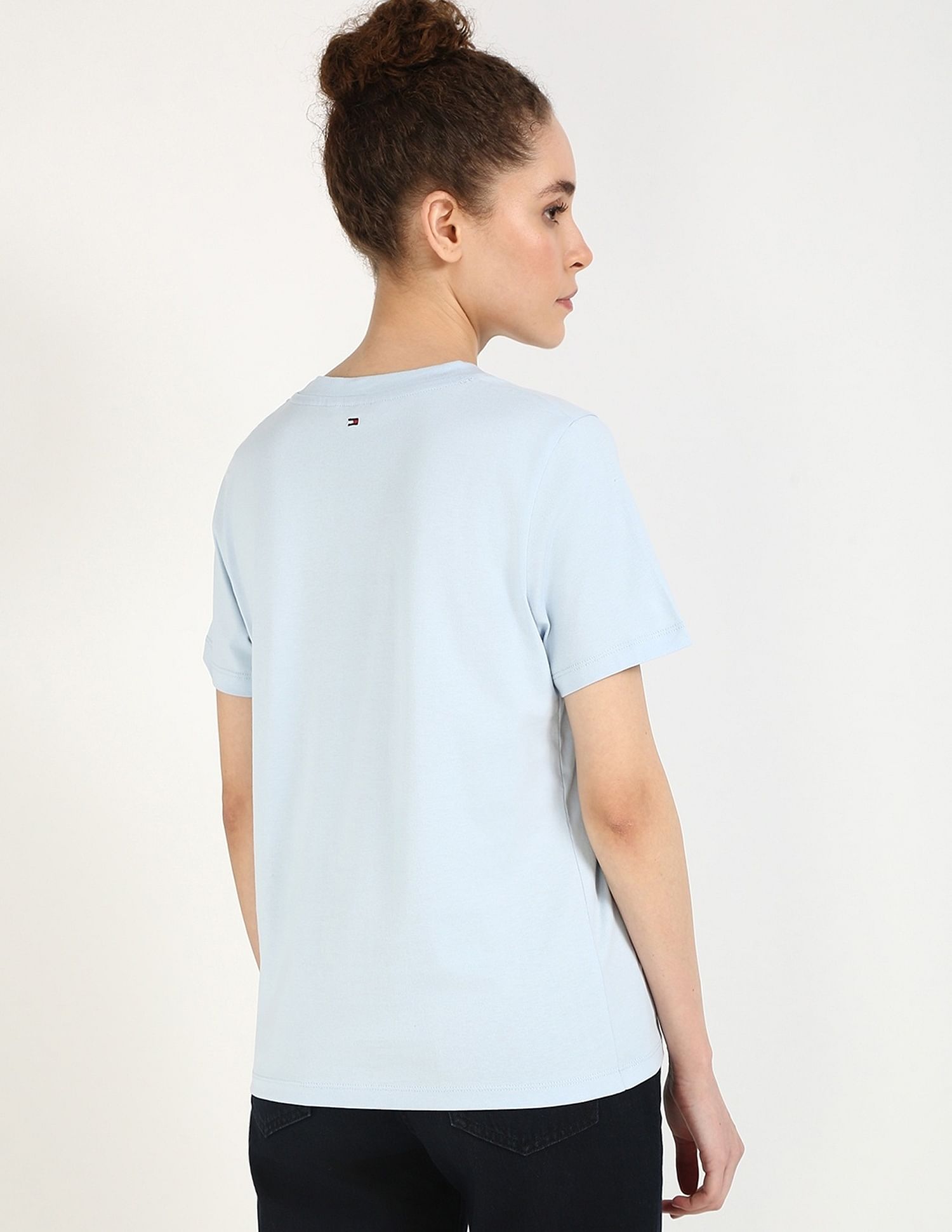 Tommy Hilfiger Solid Regular-Fit Cotton T-Shirt