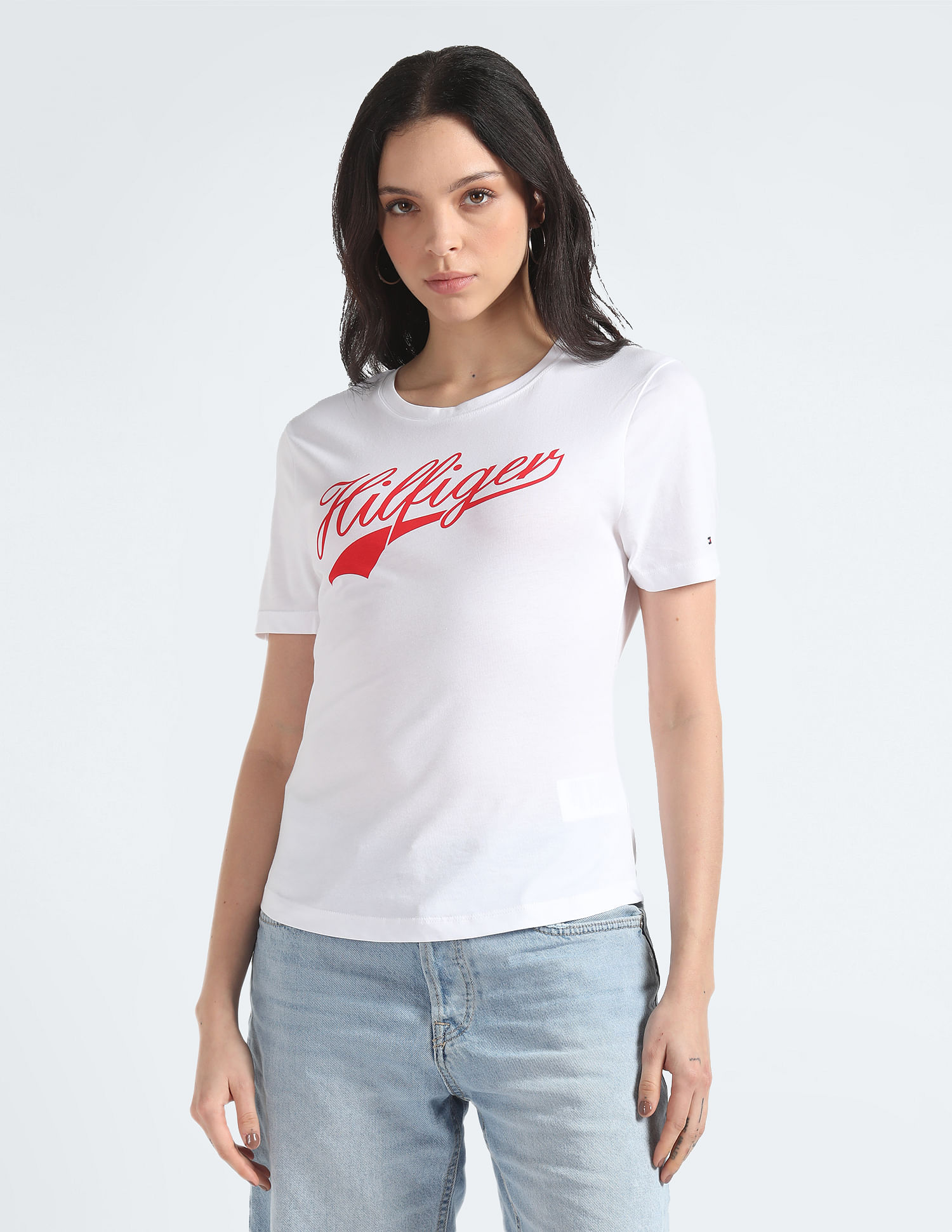 Tommy Hilfiger Slim Fit Brand Print T-Shirt