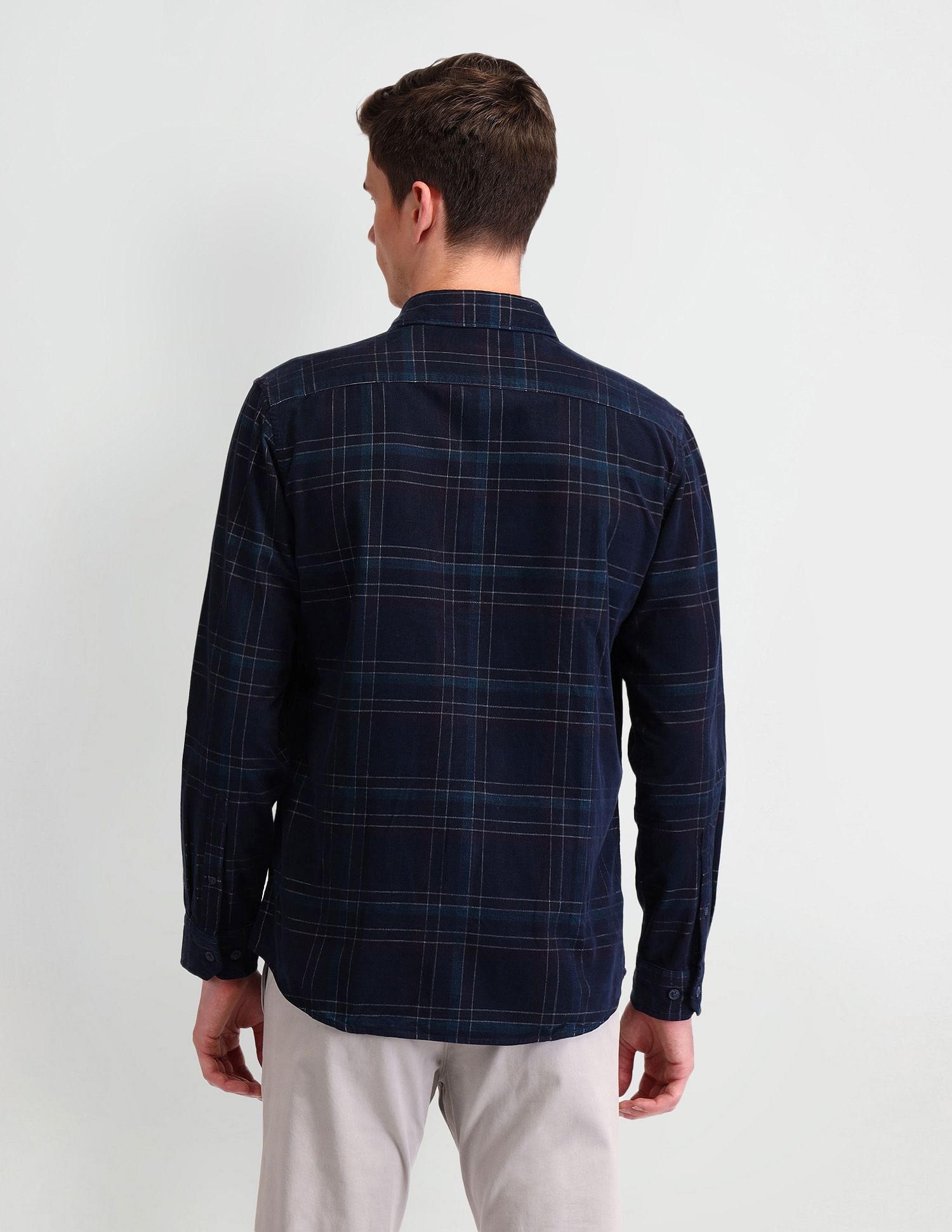 Arrow Sport Slim Fit Lightweight Corduroy Shirt