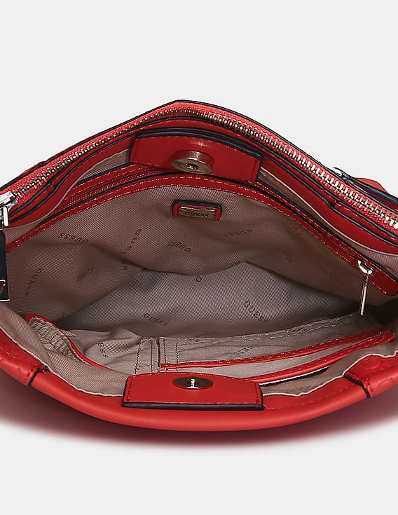 Guess sling bag red on sale