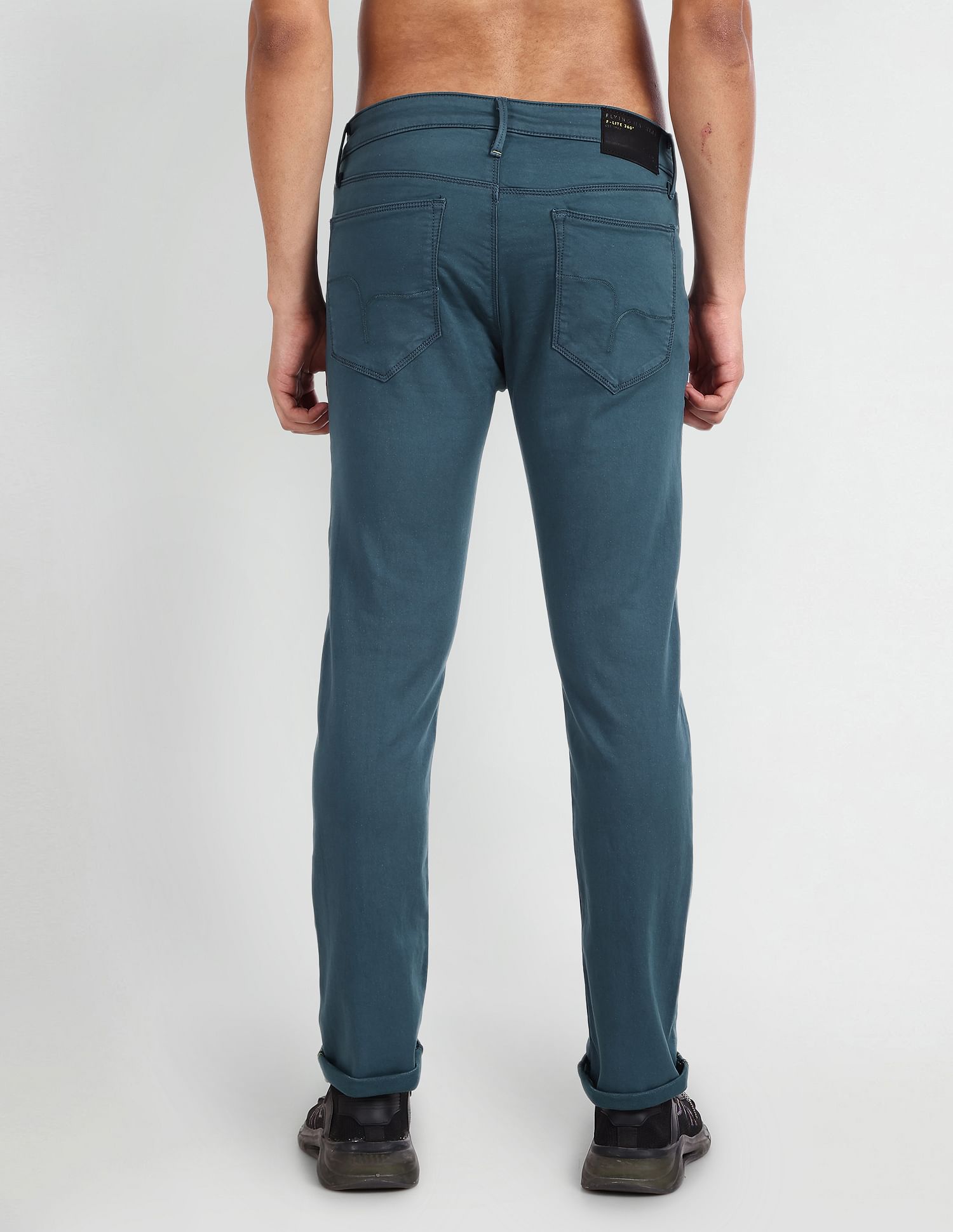 Flying Machine Michael Slim Tapered Mid Rise Jeans