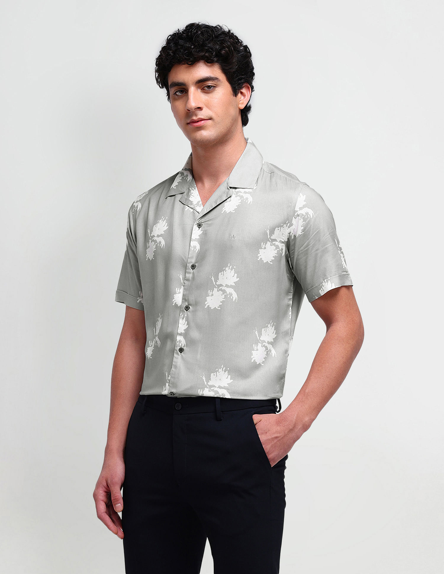 Arrow Newyork Brooklyn Fit Abstract Shirt