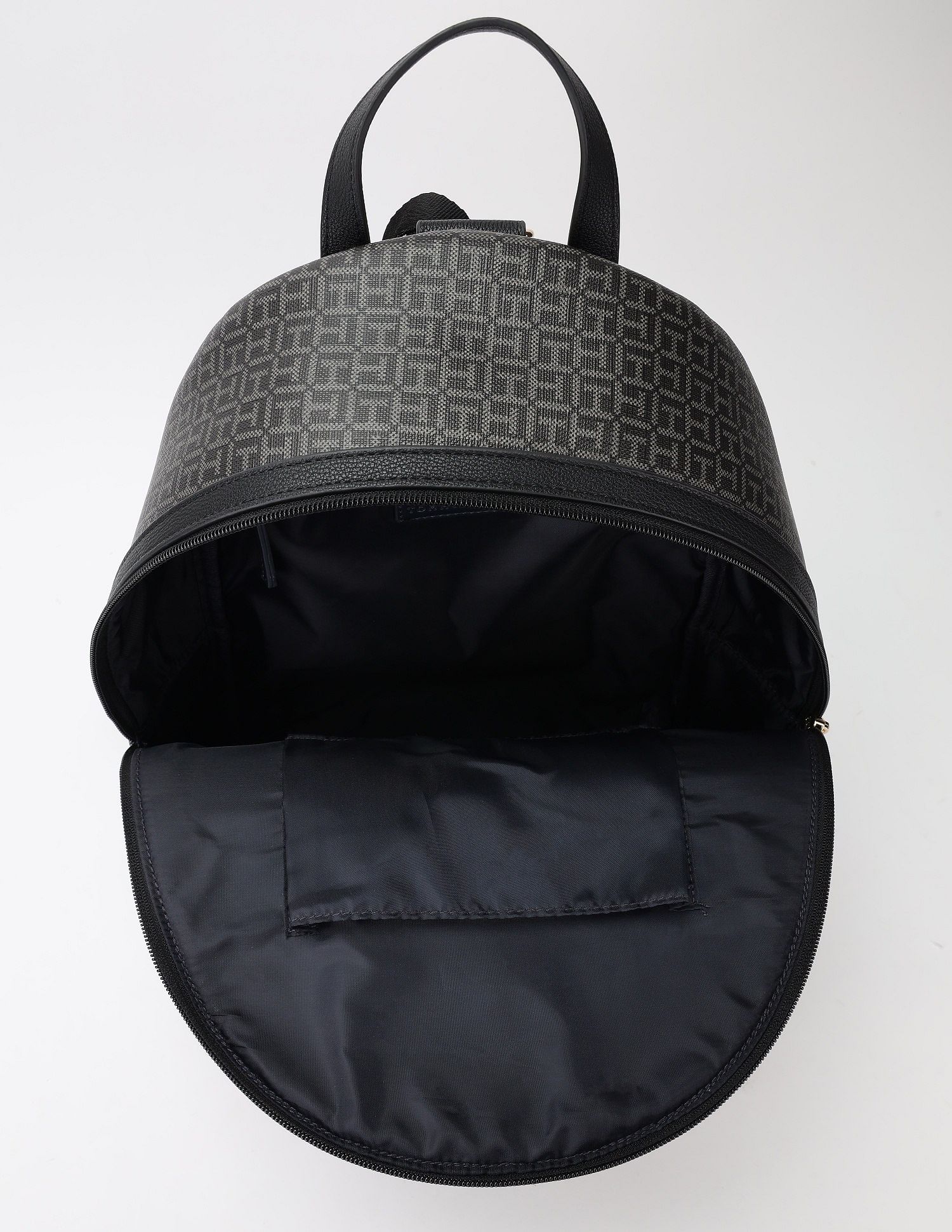 Tommy Hilfiger Logo Black Pvc Backpack