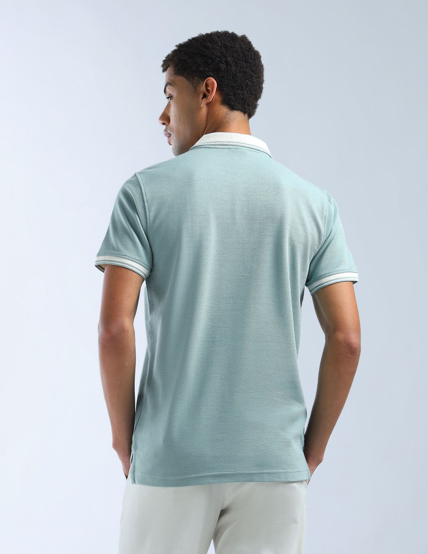 Flying Machine Textured Digitopia Polo Shirt