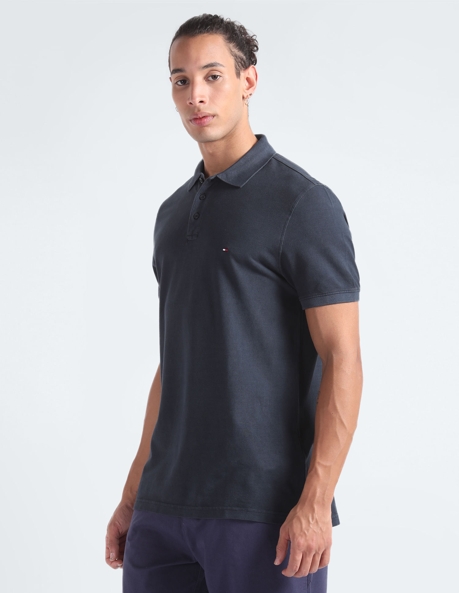 Tommy Hilfiger Garment Dye Sustainable Polo Shirt