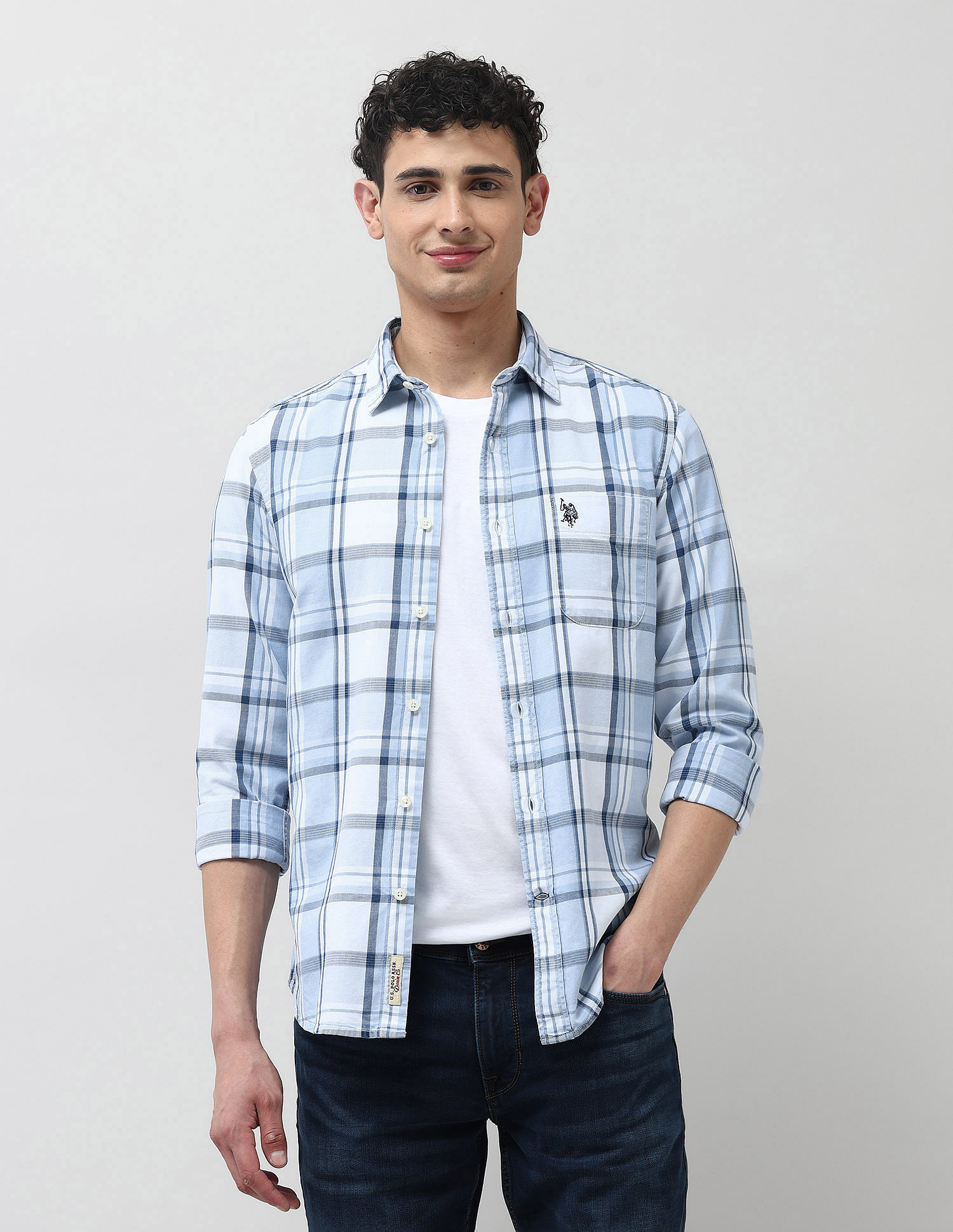 Buy U.S. Polo Assn. Denim Co. Pure Cotton All Over Printed