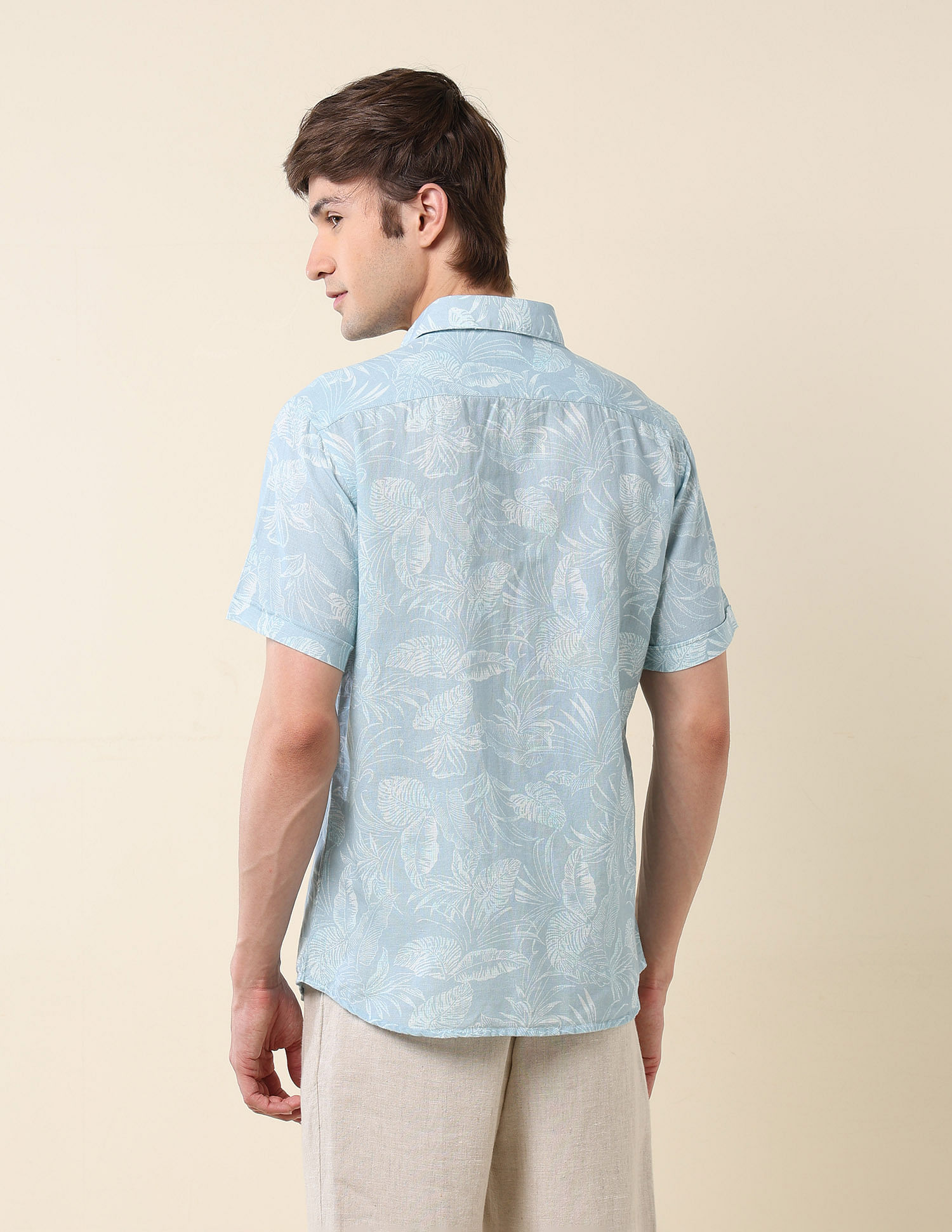 U.S. Polo Assn. Tropical Printed Tailored Fit Shirt