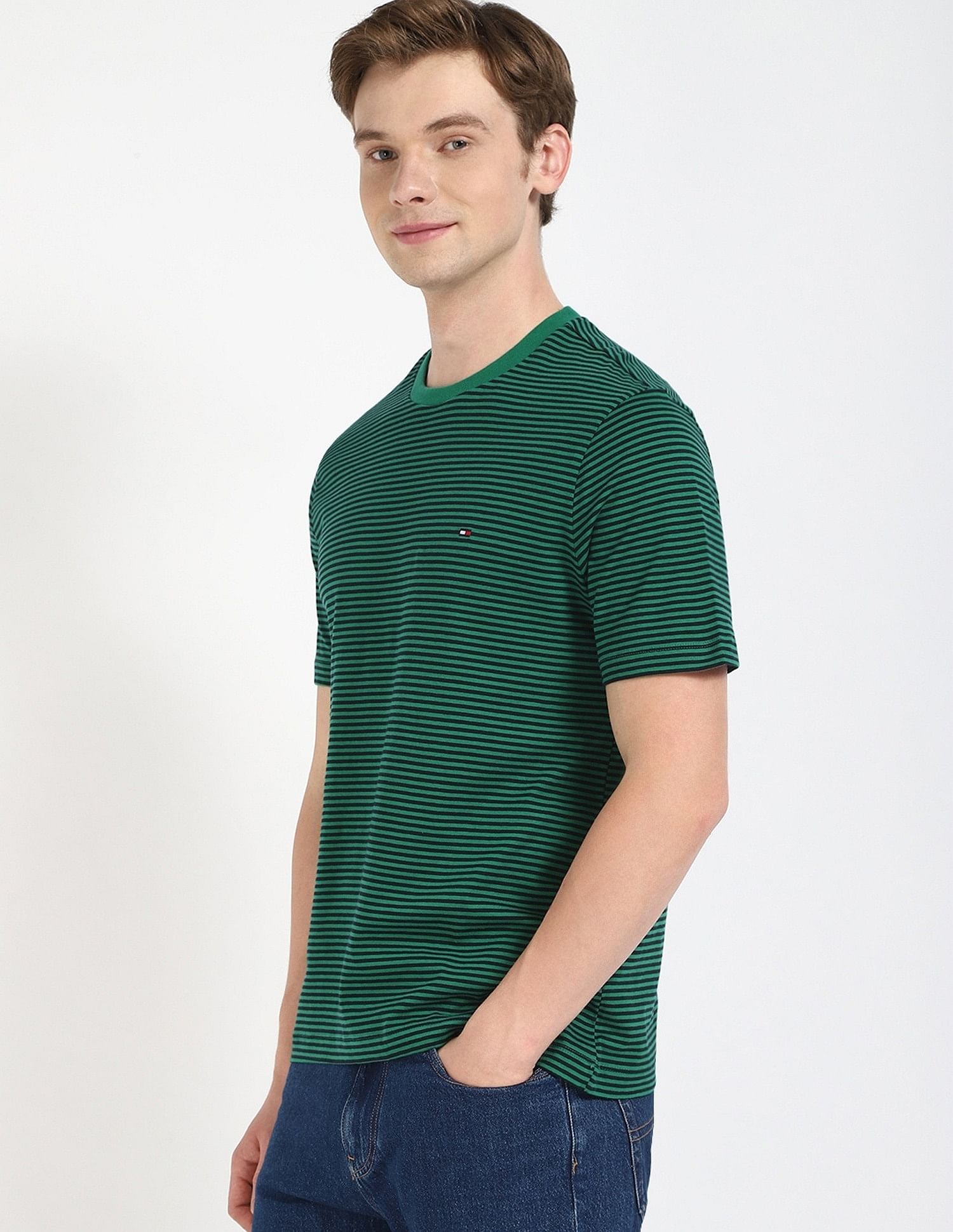 Tommy Hilfiger Solid Regular Fit T-shirt