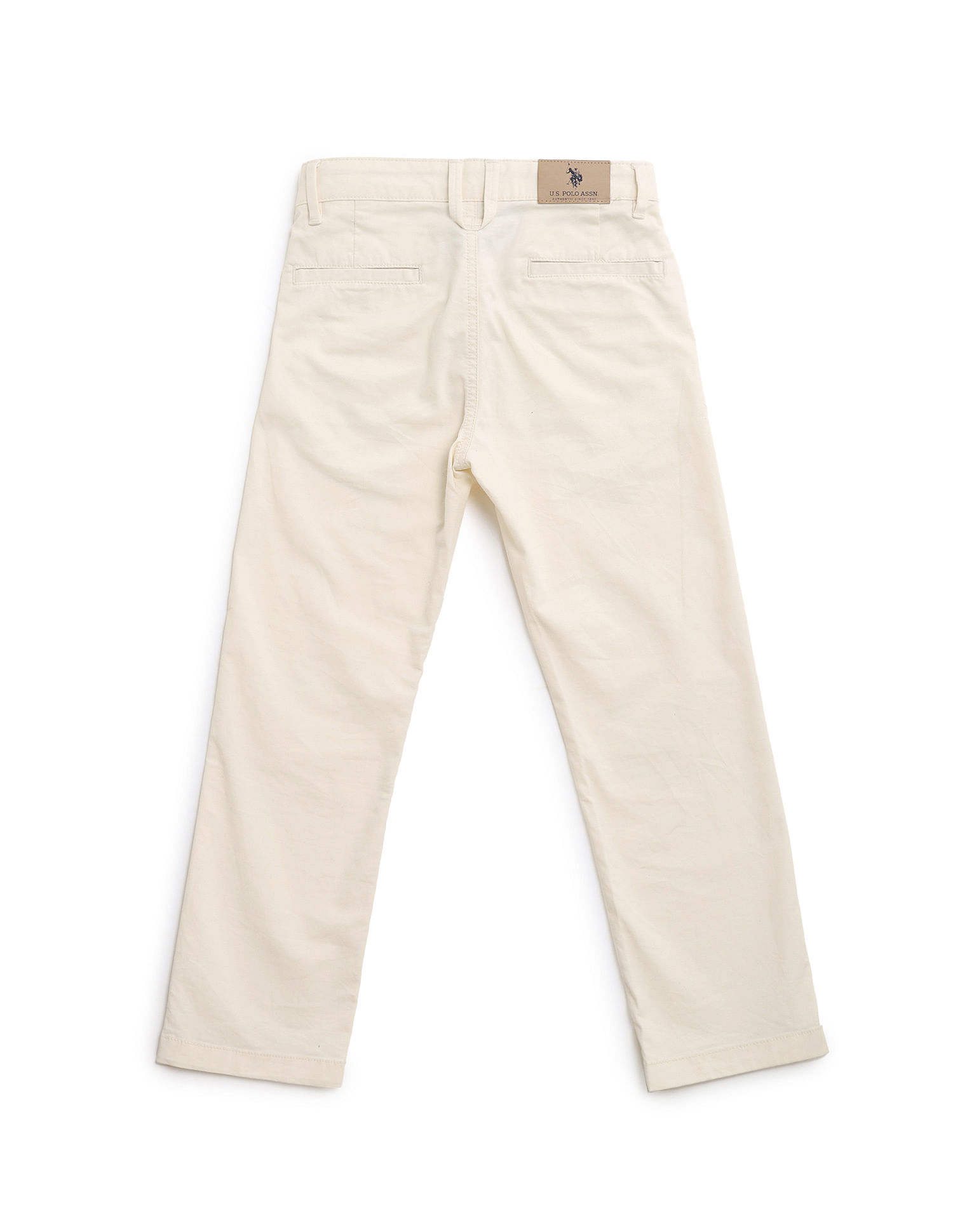 U.S. Polo Assn. Kids Boys Slim fit Twill Trousers