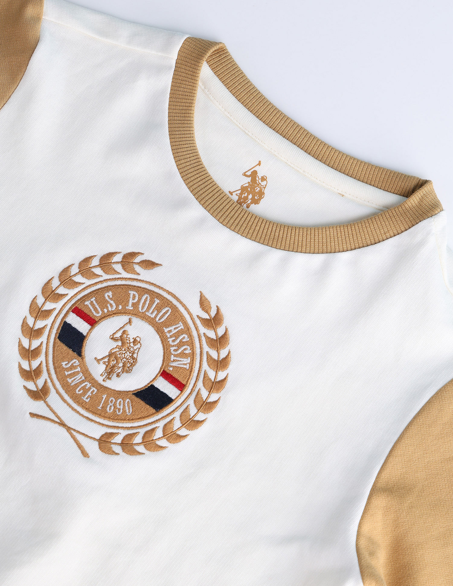 U.S. Polo Assn. Kids Boys Brand Print Sweatshirt