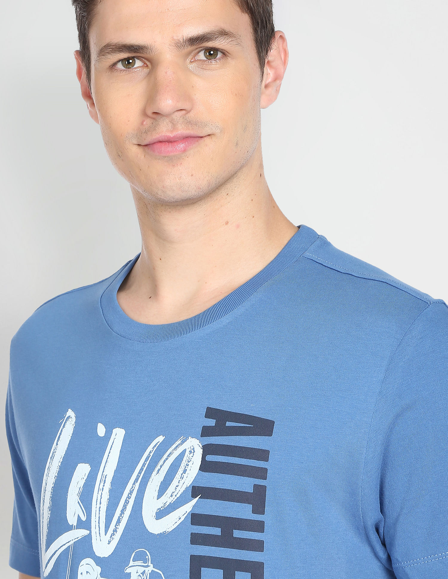U.S. Polo Assn. Cotton Brand Print T-Shirt