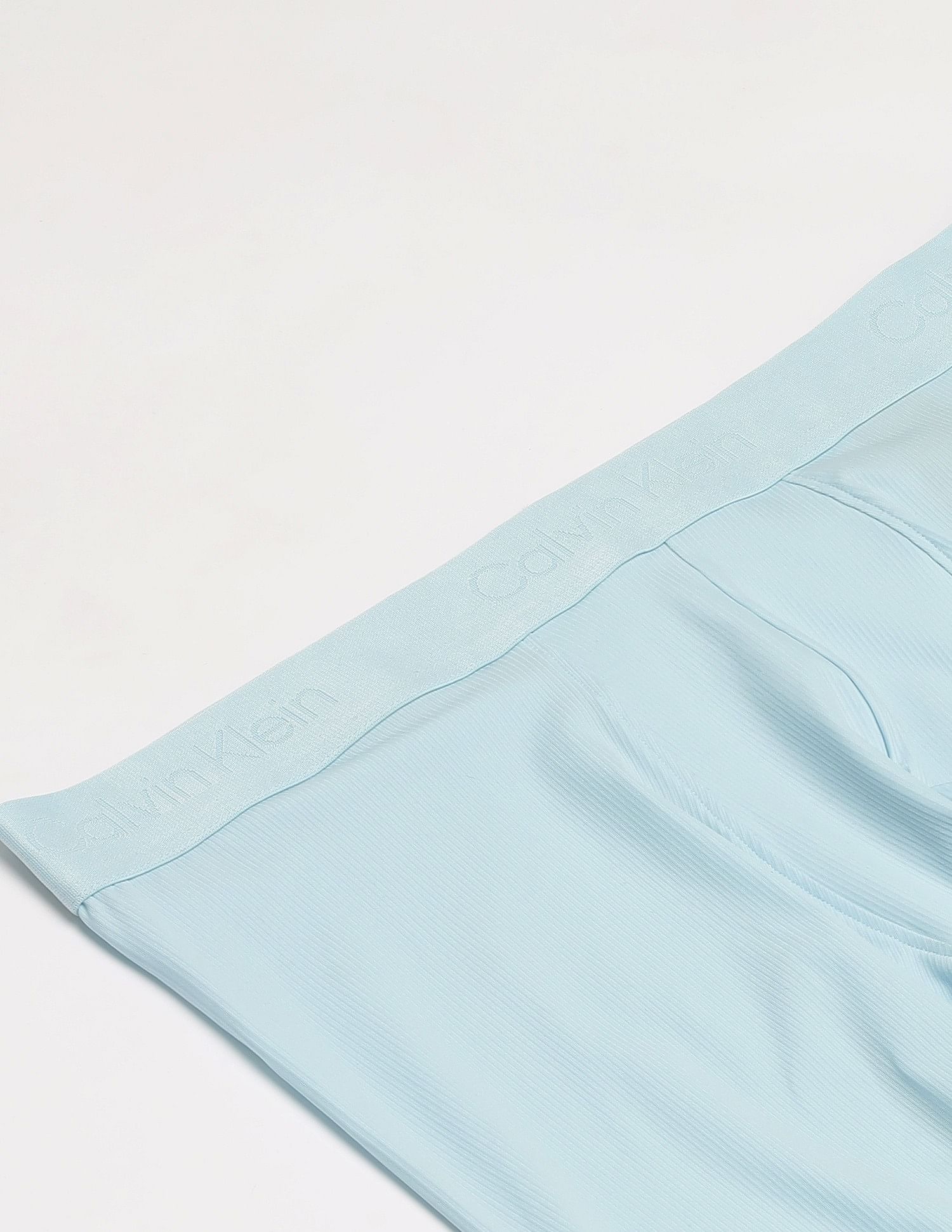 Calvin Klein Underwear Low Rise Solid Blue Trunks