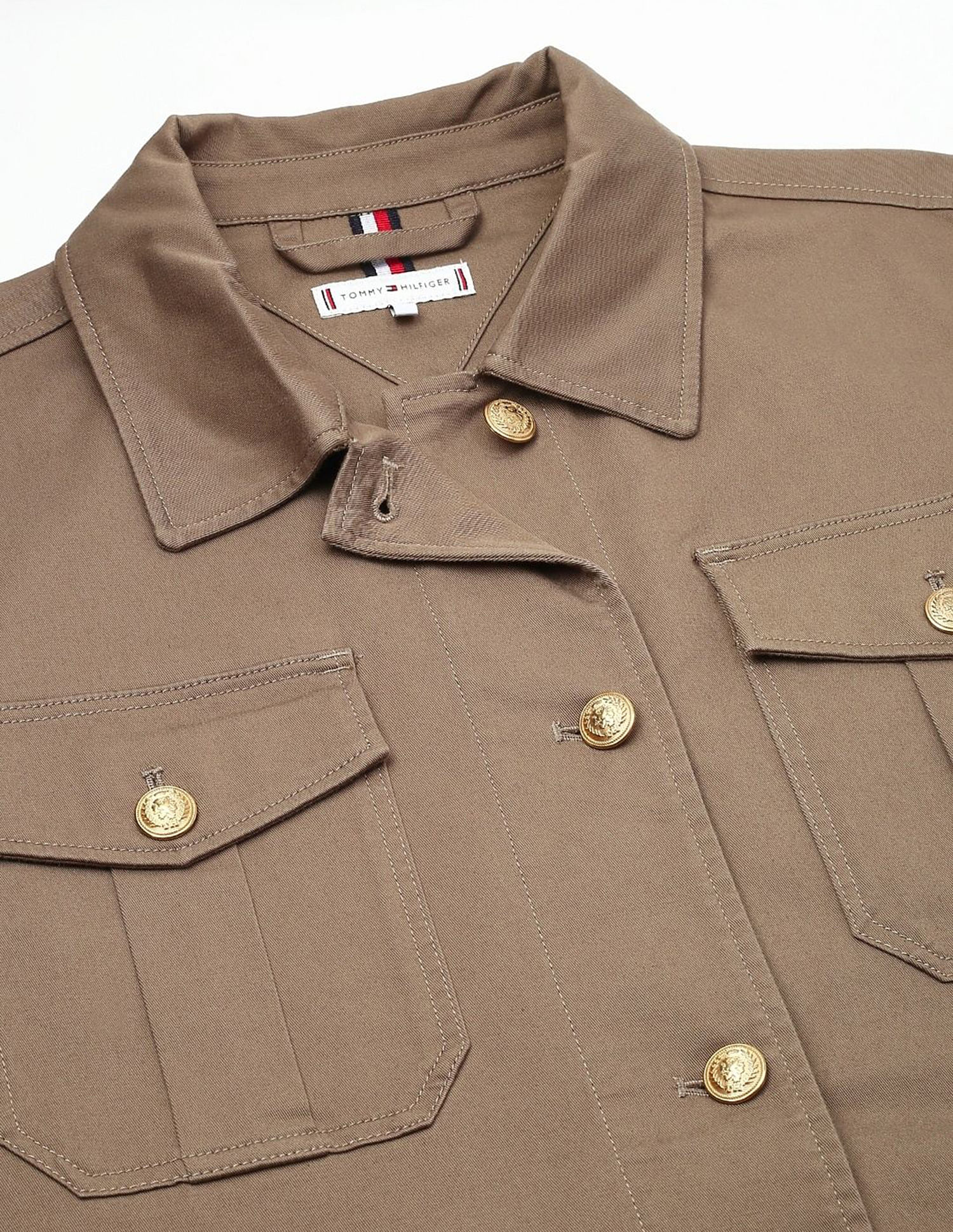 Tommy Hilfiger Regular-Fit Cotton Spread Collar Jackets