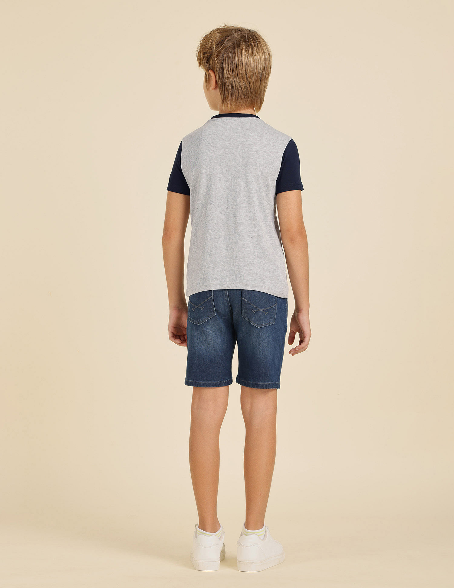 U.S. Polo Assn. Kids Boys Brand Printed Pure Cotton T-Shirt