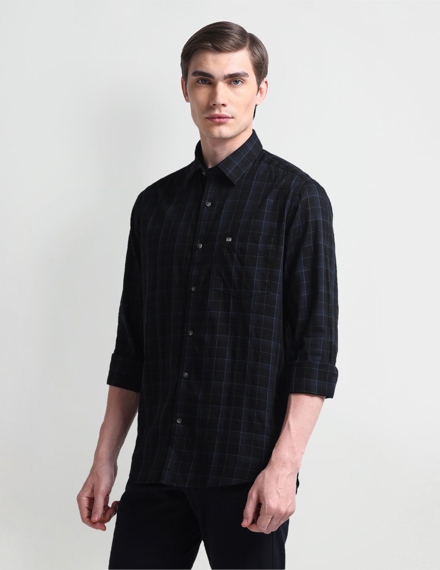 Arrow Sport Manhattan Slim Fit Twill Shirt