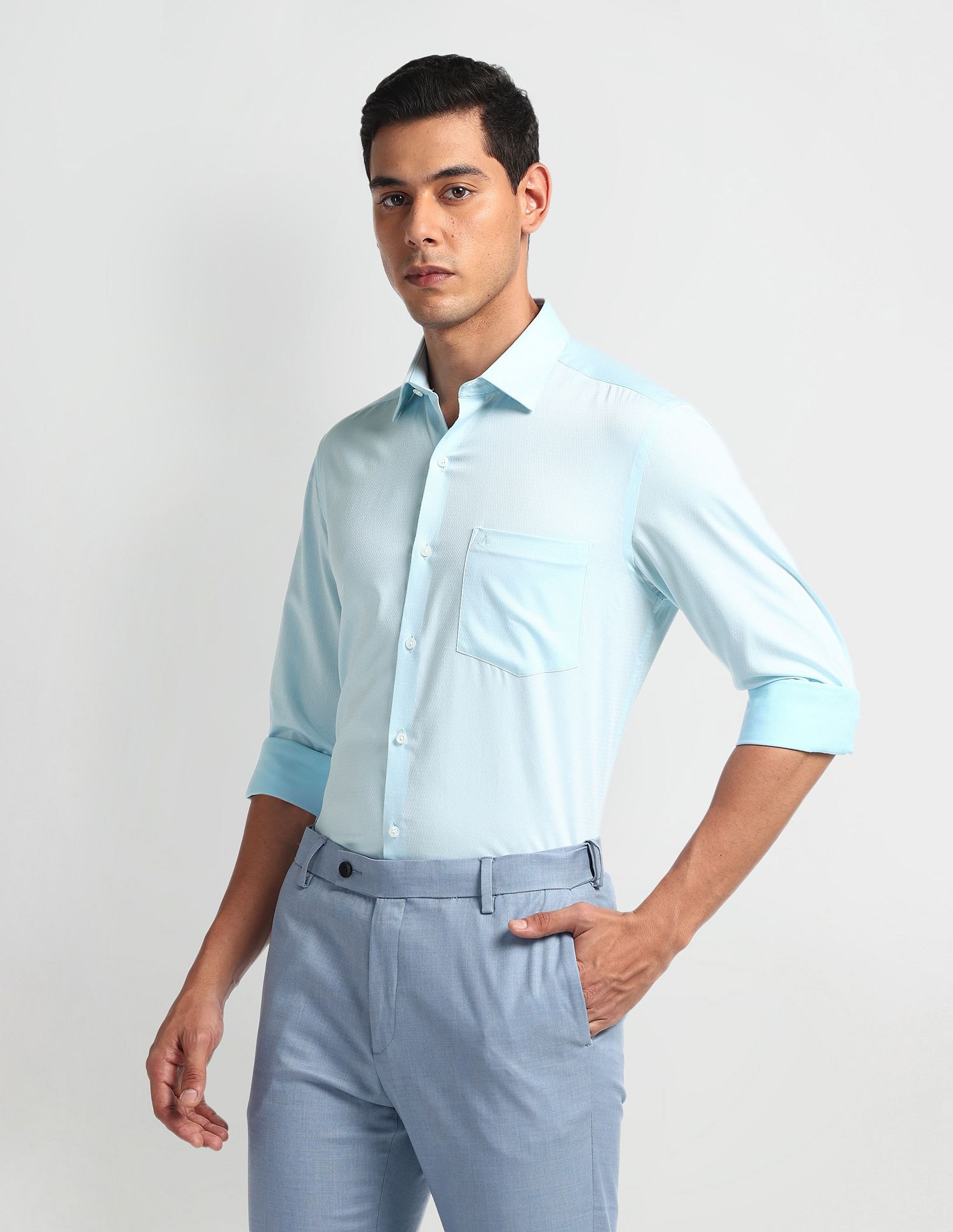 Arrow Geometric Pattern Liberty Classic Fit Shirt