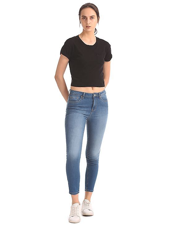 Aeropostale Jegging Fit Mid Rise Jeans