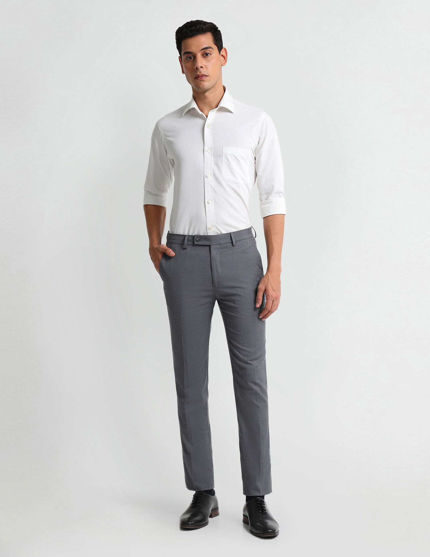 Arrow Smart Flex Super Slim Trousers