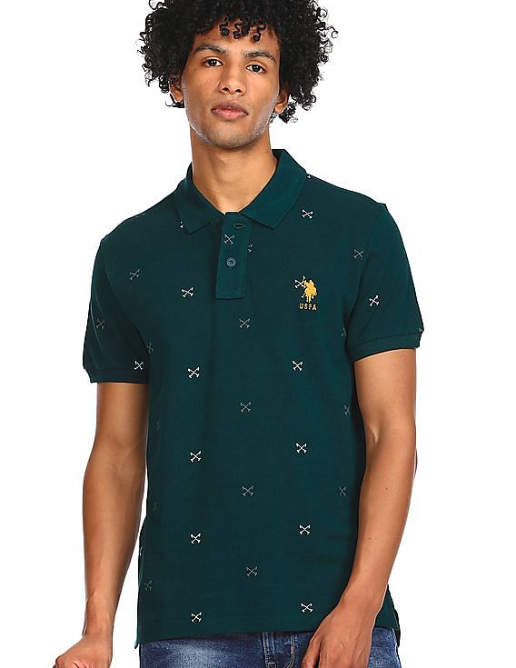 U.S. Polo Assn. Cotton Printed Polo Shirt