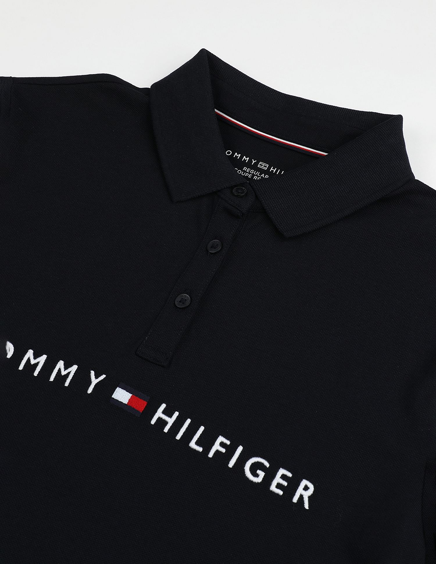 Tommy Hilfiger Solid Logo Polo Dress