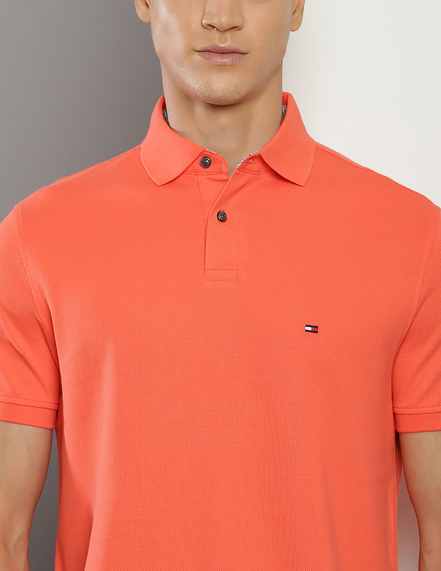 Tommy 1985 Cotton Organic Hilfiger Solid Shirt Buy Polo